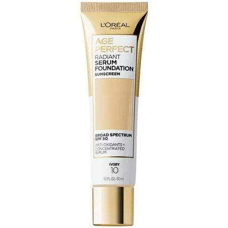 L'Oreal Paris Age Perfect Radiant Serum Foundation with SPF 50, Ivory, 1 fl. oz. | Walmart (US)