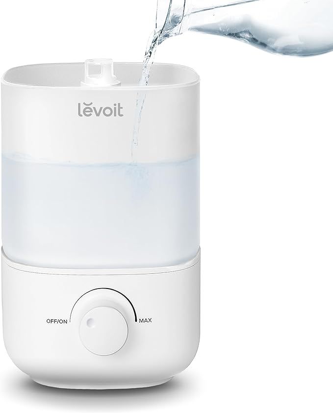 LEVOIT Top Fill Humidifiers for Bedroom, 2.5L Tank for Large Room, Easy to Fill & Clean, 28dB Qui... | Amazon (US)