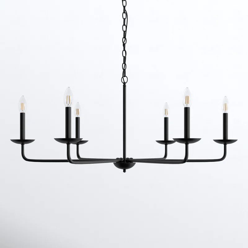 Baltray 6 Light Metal Dimmable Chandelier | Wayfair North America