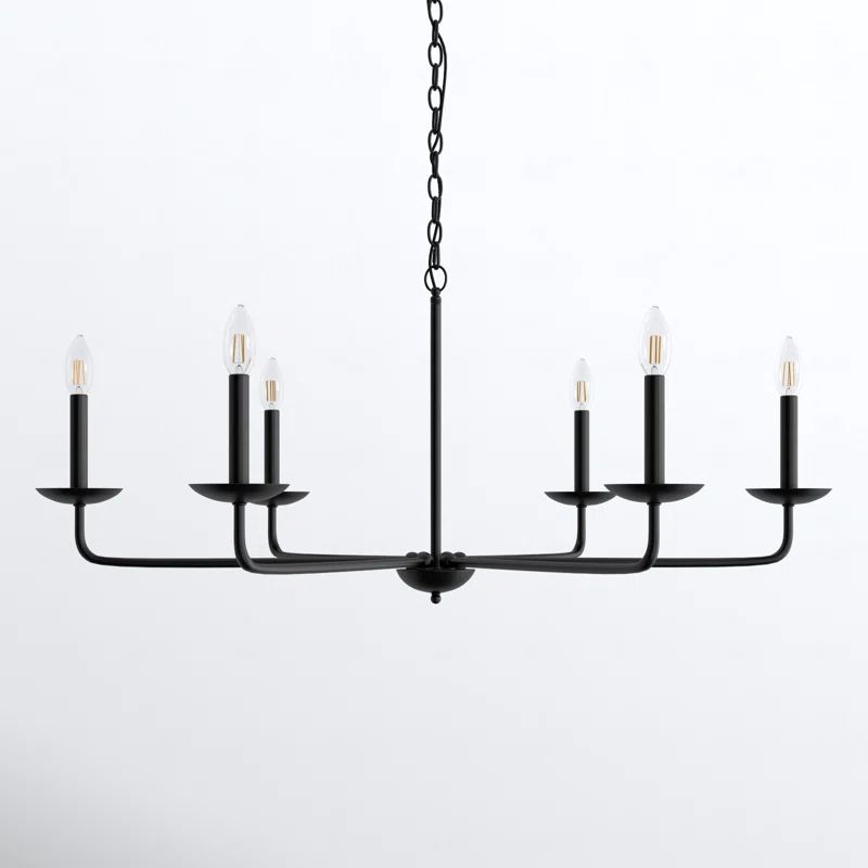 Baltray 6 Light Metal Dimmable Chandelier | Wayfair North America