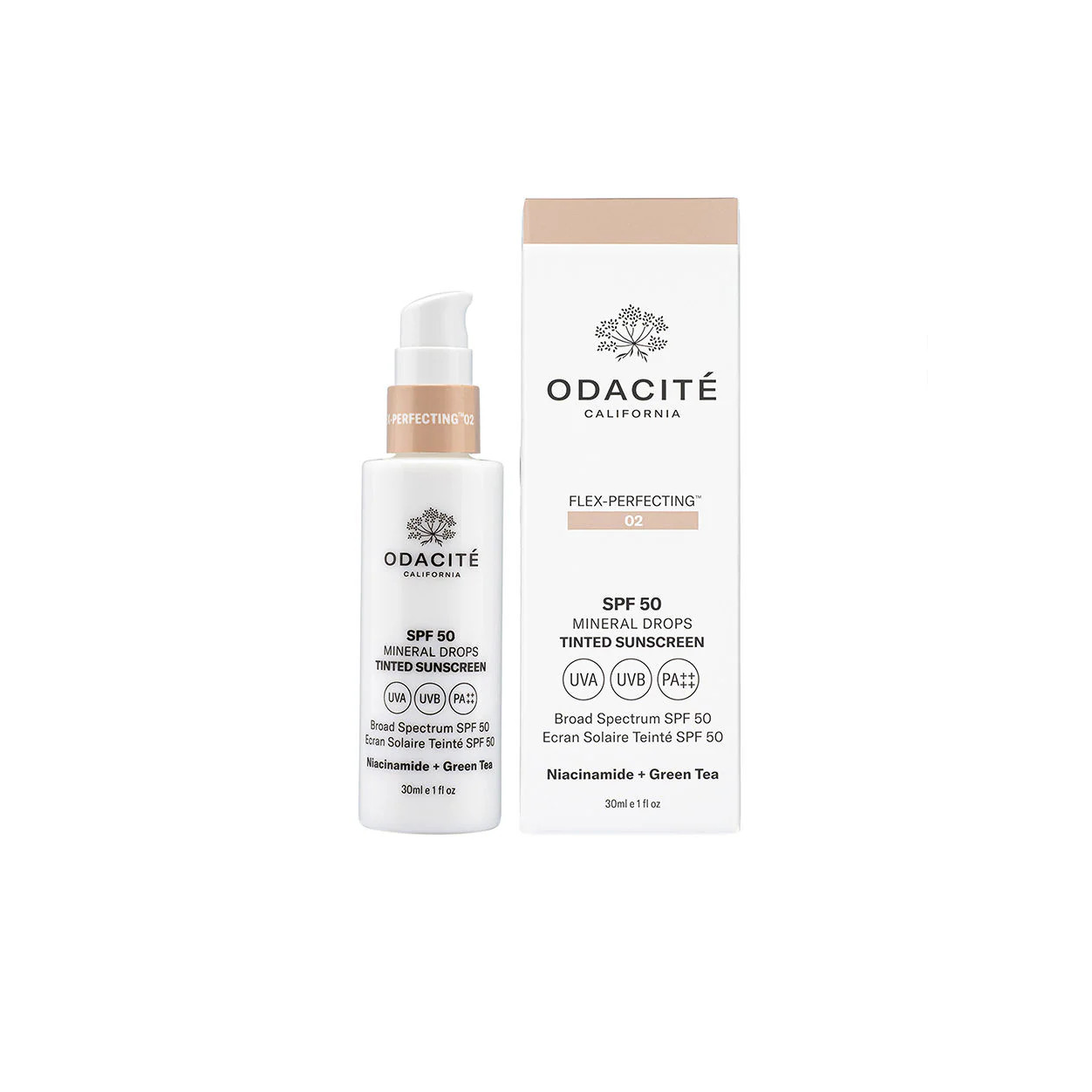 Flex-Perfecting Mineral Drops Tinted Sunscreen SPF 50 – Odacité | Bluemercury, Inc.