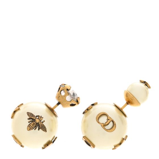 Mise En Dior Tribal Crystal Charm Earrings | FASHIONPHILE (US)