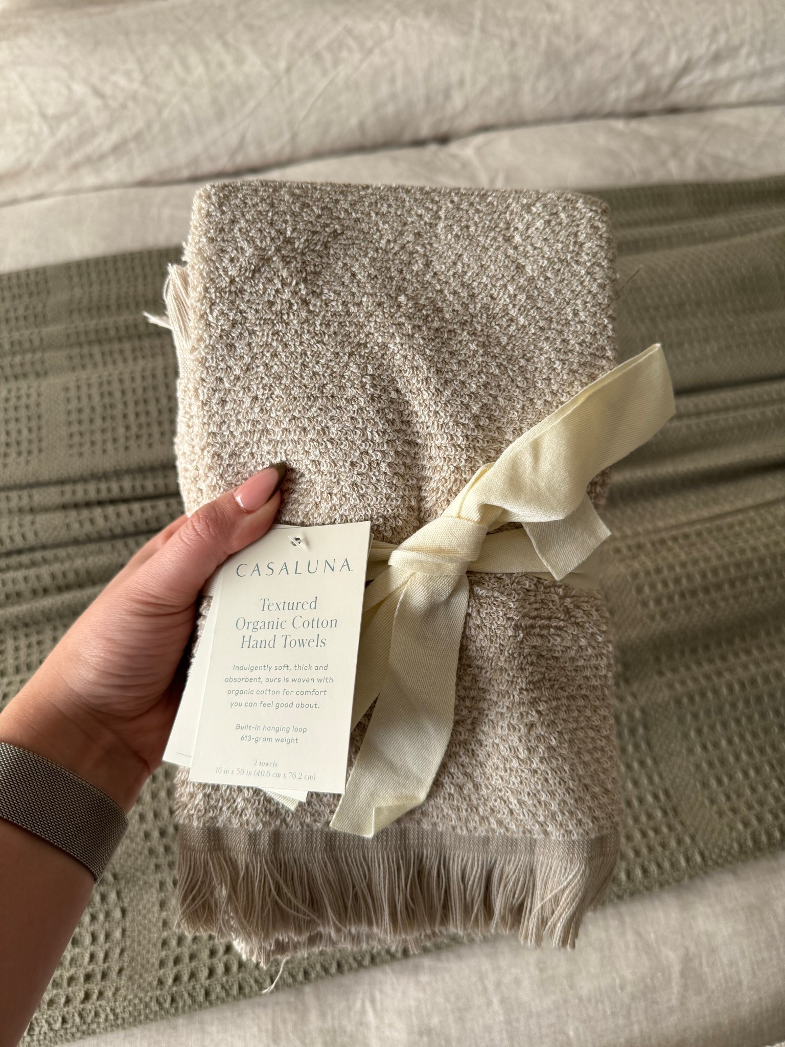 Finally snagged the Casaluna hand towels in Natural! I bought the Olive shade when they first launched and loved them so much. This neutral has been out of stock forever, so I’m thrilled it’s finally mine!

#LTKU #LTKHome #LTKFallSale
