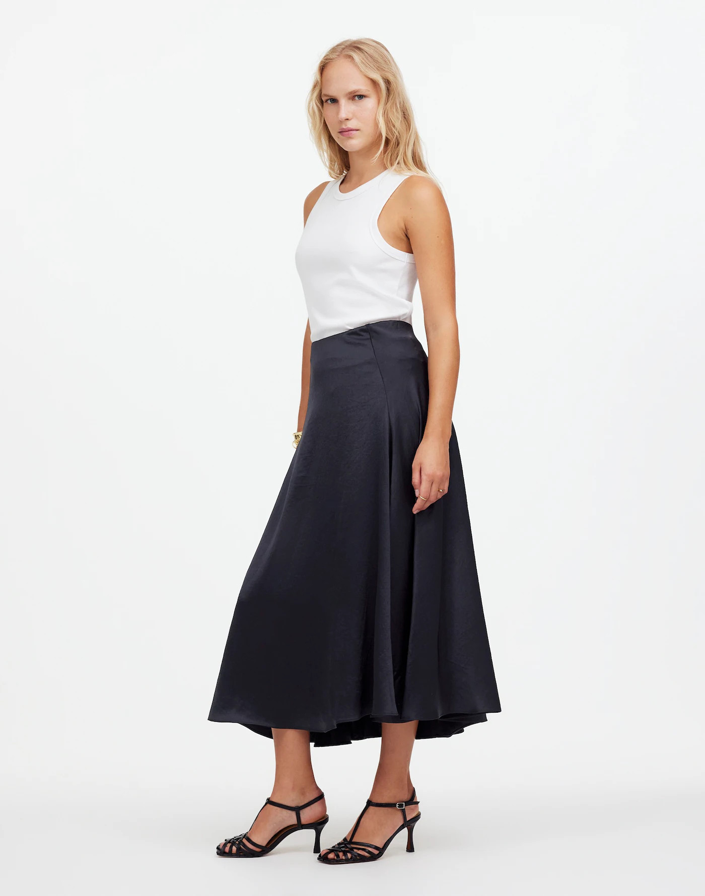 Satin Circle Slip Skirt | Madewell | Madewell