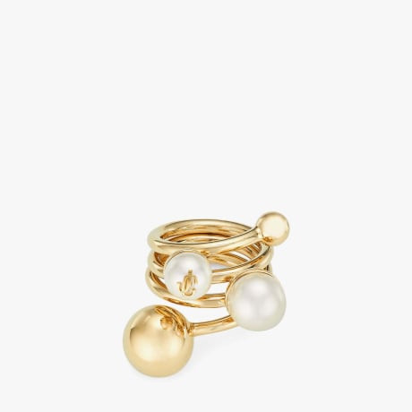 JC Multi Pearl Ring | Jimmy Choo (US)