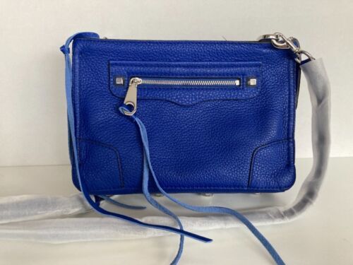 Rebecca Minkoff Regan Crossbody Detachable Strap Leather Bag Cobalt Blue - NWT  | eBay | eBay AU