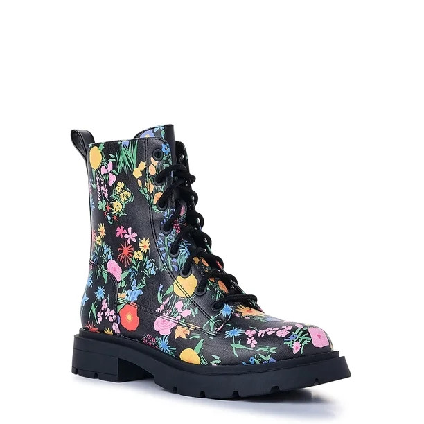No Boundaries Women's Combat Boot | Walmart (US)
