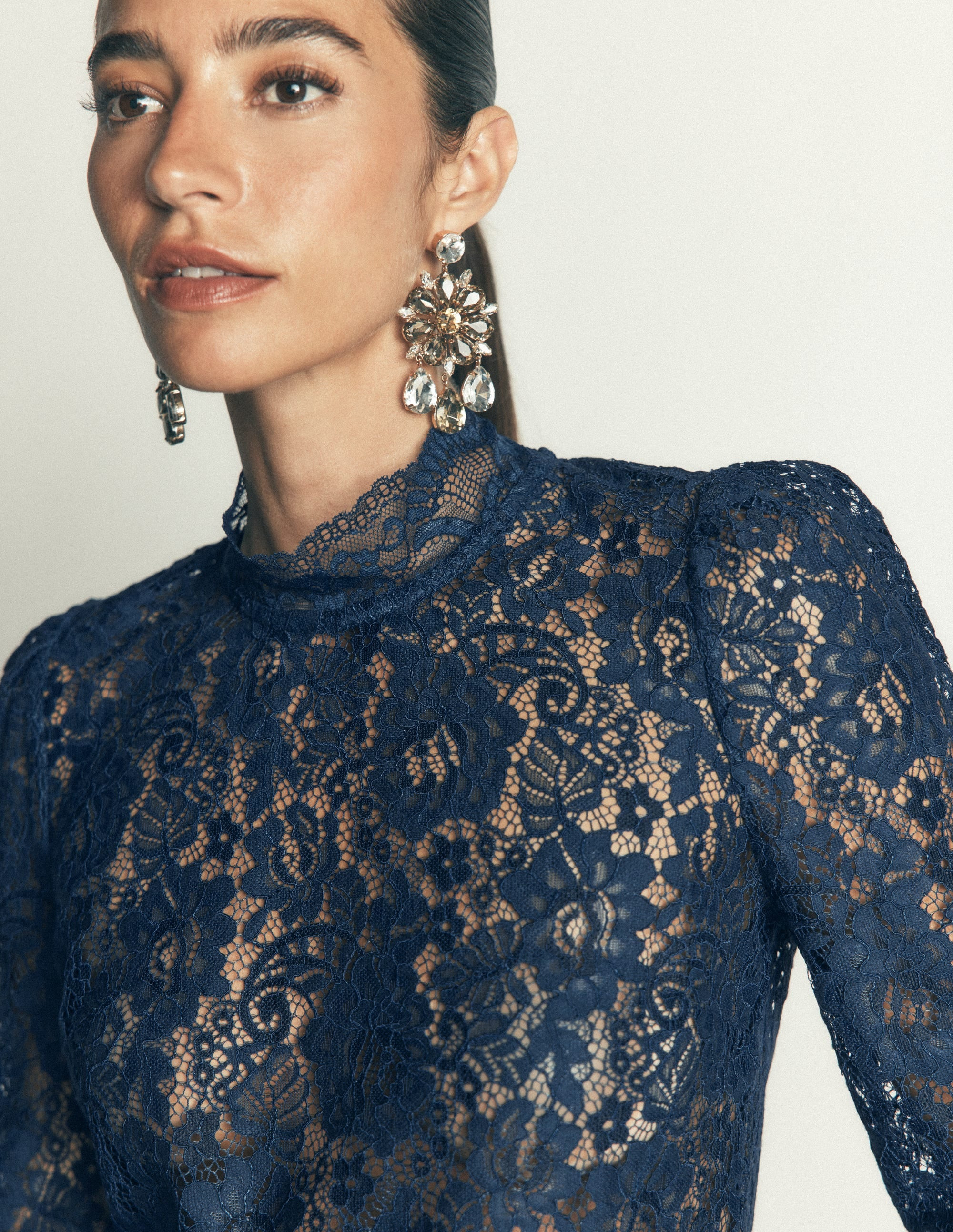 Lace Detail Top
                    
                      
                        Midnight Ocea... | Boden (US)