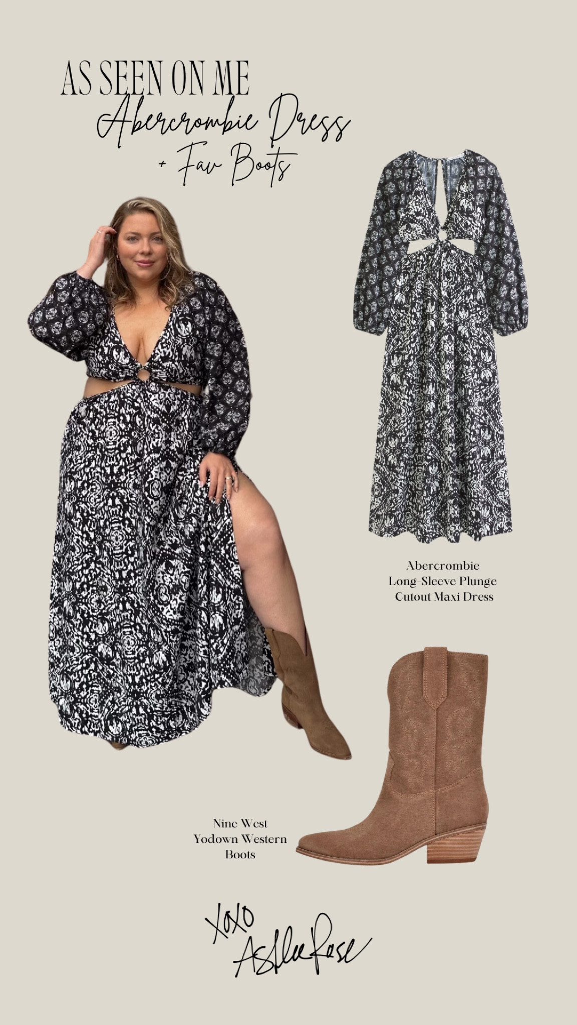 as seen on me: this adorable (& super comfy) Abercrombie dress & my fav boots 👗👢 USE CODE AFLTK for 20% off! Wearing size large. 

Spring Outfit, Dresses, Boots

#LTKmidsize #LTKsalealert