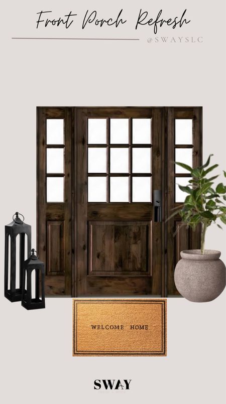 Front porch refresh✨ 

Front door, outdoor planter, outdoor lanterns, front door mat, spring, exterior, decor

#LTKsalealert #LTKhome #LTKstyletip