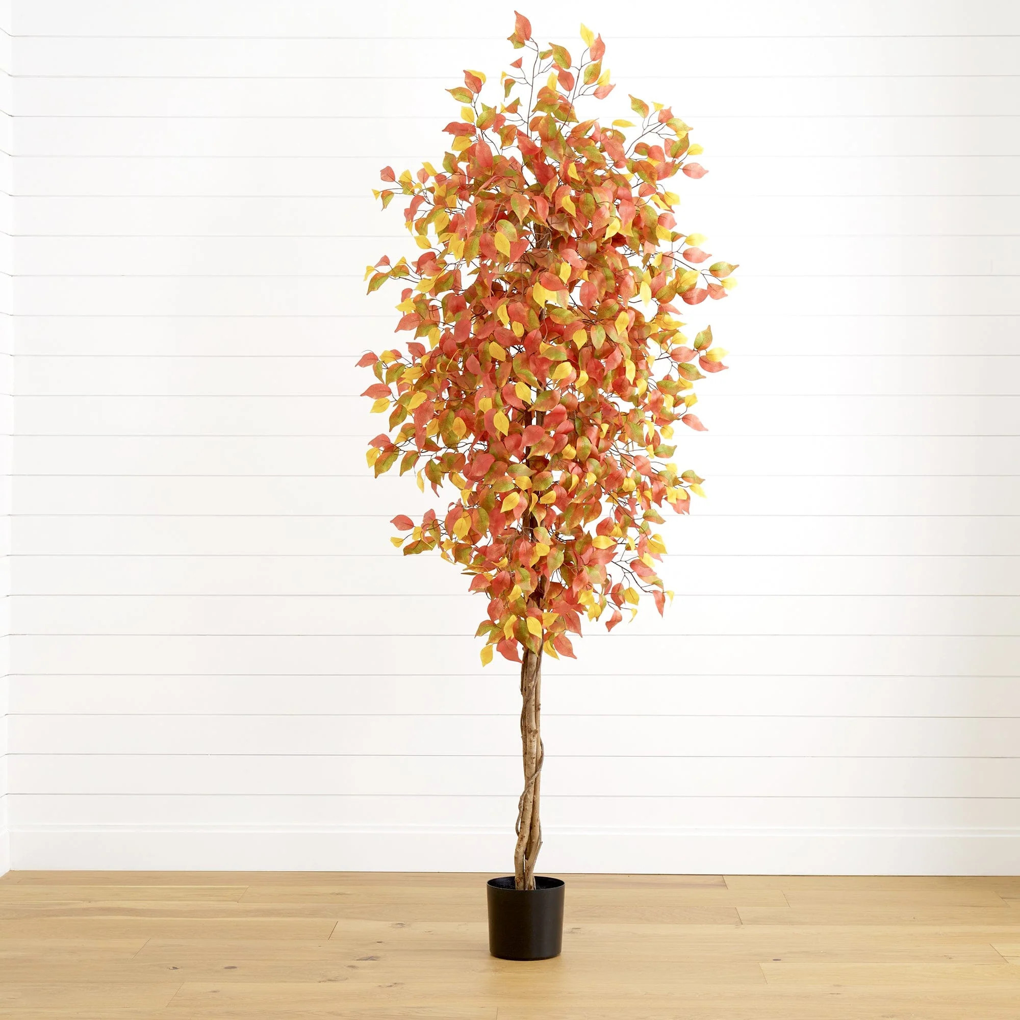 7\u2019 Autumn Ficus Artificial Fall Tree | Nearly Natural | Nearly Natural