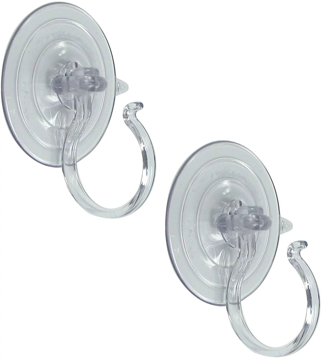 Joy Suction Cup Hooks - Pack of 2, Giant Suction Cups for Shower Wall, Front Door and Glass Windo... | Walmart (US)