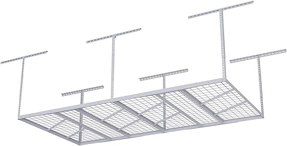 FLEXIMOUNTS Pro 4x8 Overhead Garage Storage Rack,Adjustable Garage Storage Organization Systerm,H... | Amazon (US)