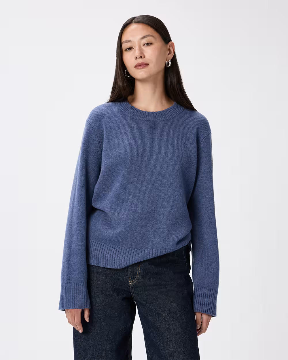 Mongolian Cashmere Oversized Crewneck Sweater | Quince
