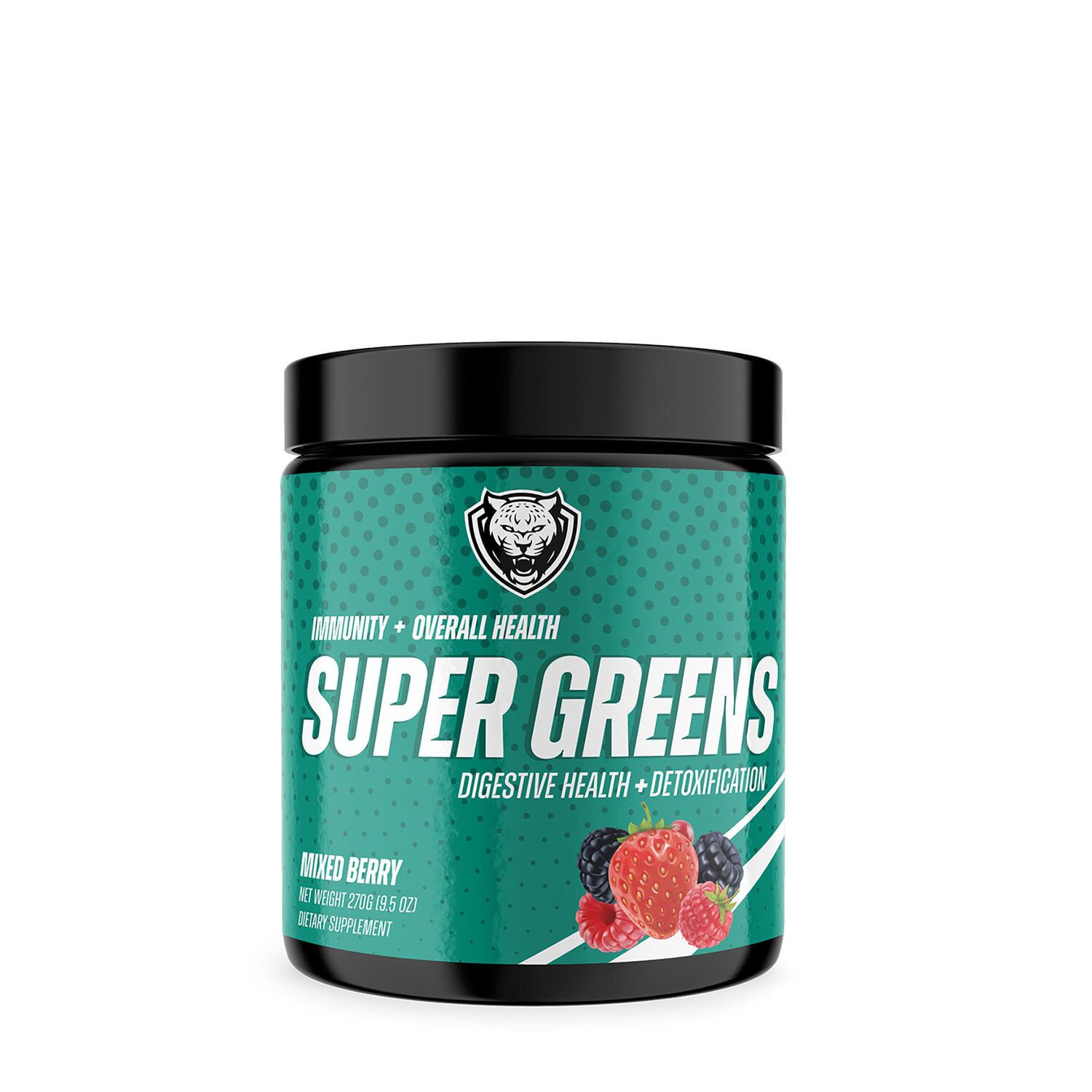 Super Greens - Mixed Berry - 9.5 oz. (30 Servings) | GNC