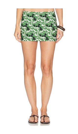 Montce Micro Skirt in Green. - size M/L | Revolve Clothing (Global)