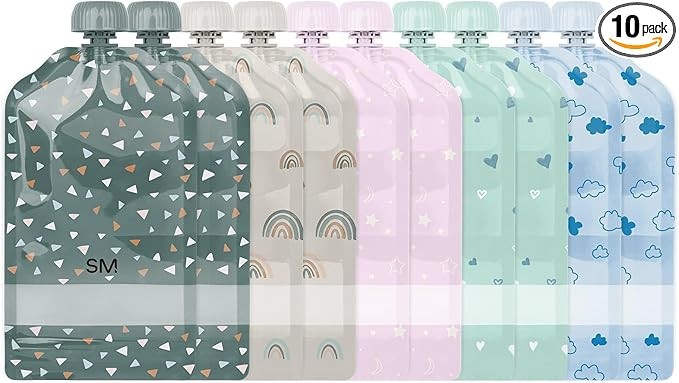 Simple Modern Reusable Baby Food Pouches for Toddlers | BPA Free Plastic, Food Safe, Freezer Safe... | Amazon (US)