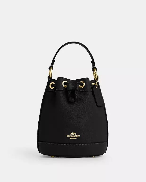 Dempsey Drawstring Bucket Bag 15 | Coach Outlet
