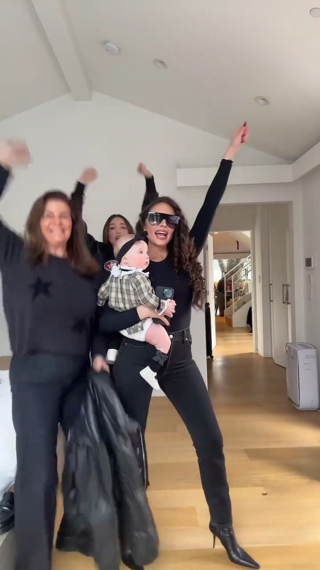 GRWM for a blackout game!! 🖤🏈