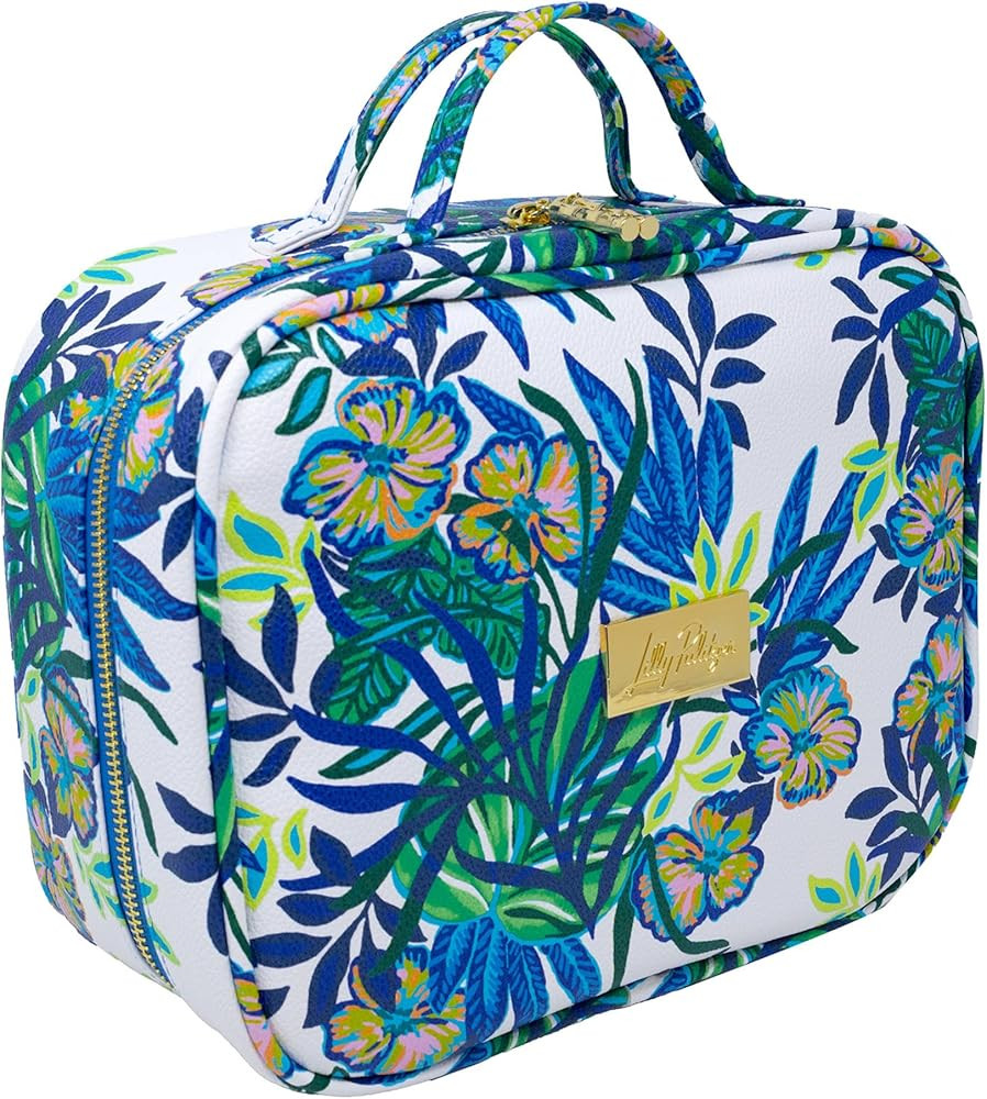 Lilly Pulitzer 4 Piece Travel Toiletry Bag, Cute Luggage Case for Adults, Zipper Pouch Set for Co... | Amazon (US)
