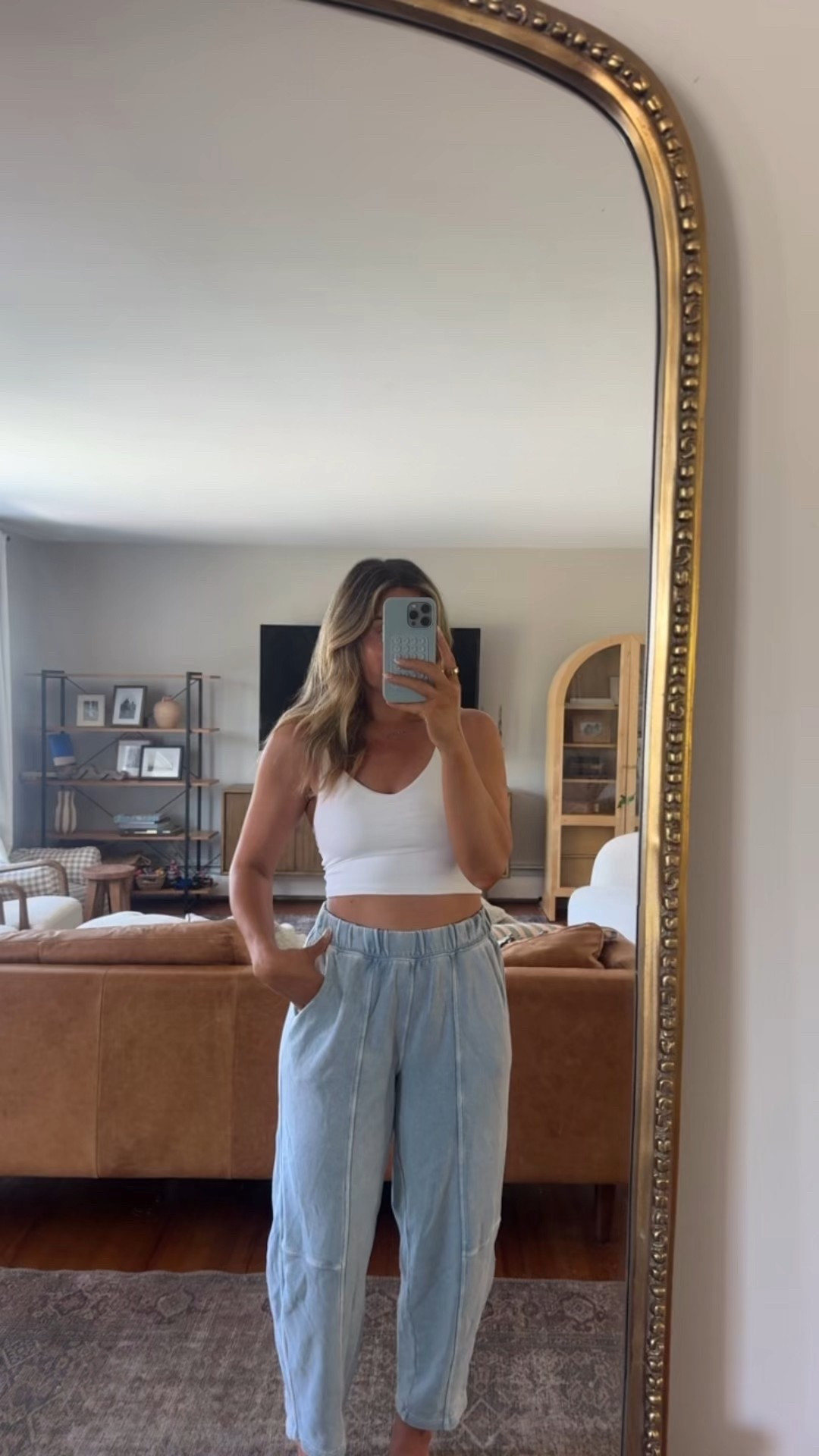 Wearing a medium in all’ 

#LTKOver40 #LTKSaleAlert #LTKSummerEdit