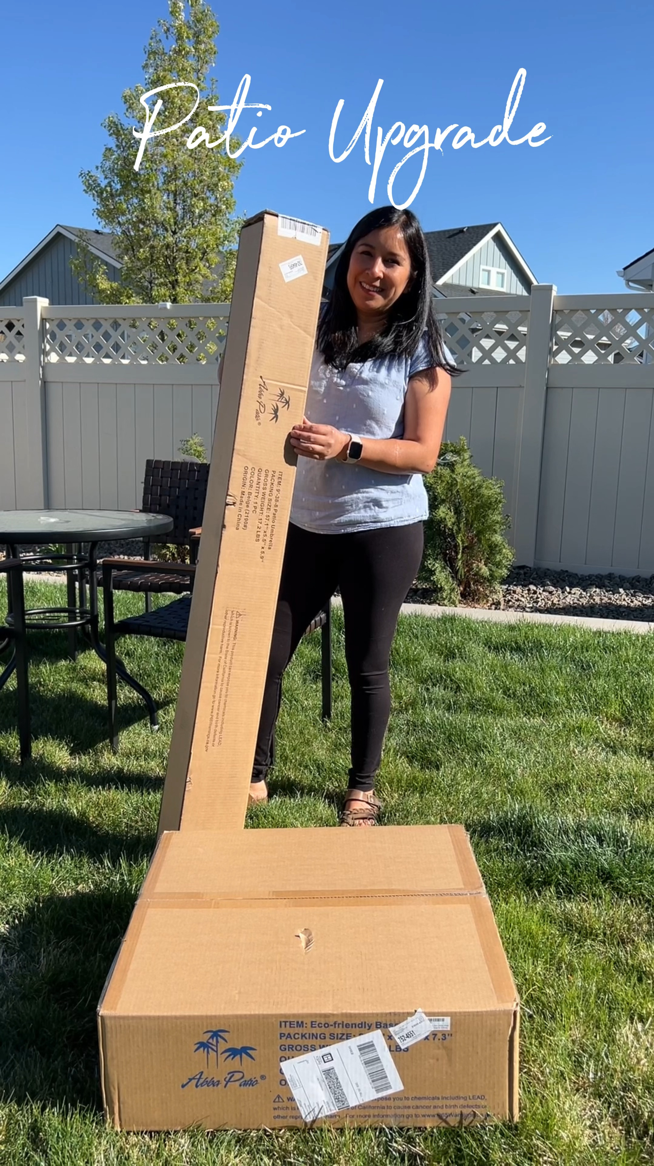 “Bringing a splash of style to my patio with this gorgeous new Lyon umbrella! 🌂✨ from @abbapatio Can’t wait to soak up the sunshine and relax in the shade. Here’s to many cozy afternoons spent outdoors! 
Up to 50% off “Every order donates one tree 🌲 to OneTreePlanted”

#abbapatio #lyonumbrella #abbapatioumbrella #abbapatiooutdoorumbrella 
#PatioPerfection #UmbrellaLove #OutdoorLiving”