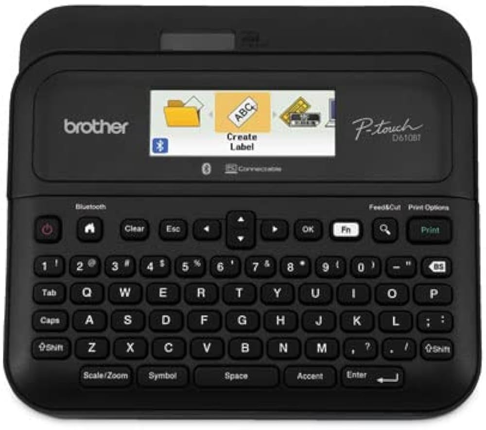Brother P-Touch PT- D610BT Business Professional Connected Label Maker | Connect and Create via B... | Amazon (US)