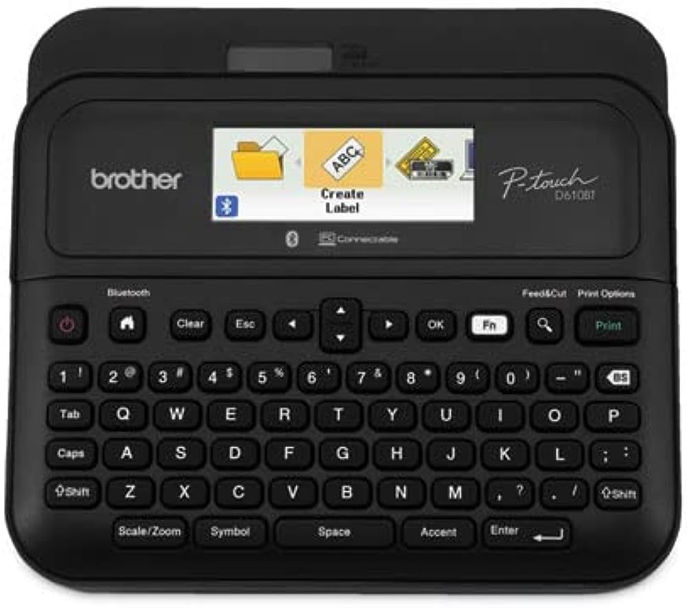 Brother P-Touch PT- D610BT Business Professional Connected Label Maker | Connect and Create via B... | Amazon (US)