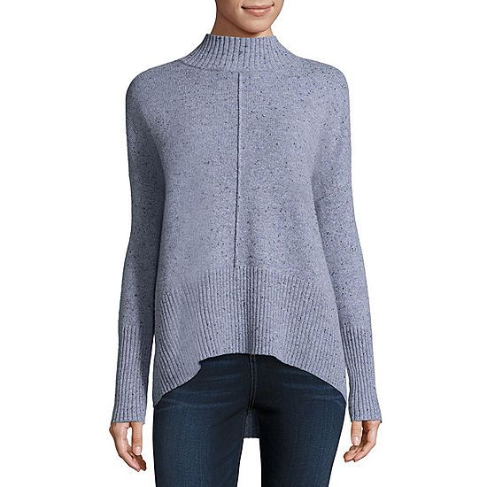 a.n.a Long Sleeve Round Neck Pullover Sweater - JCPenney | JCPenney