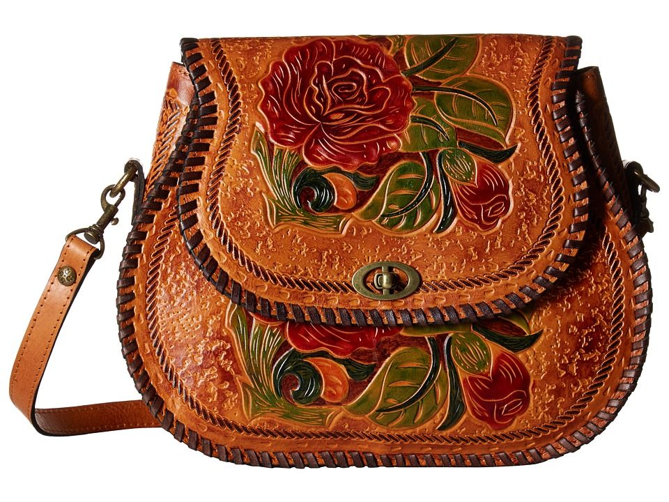 Patricia Nash - Arezzo Flap Shoulder Bag (Gold) Shoulder Handbags | Zappos
