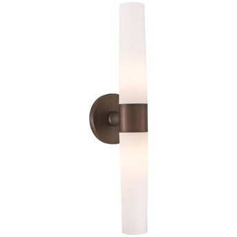 George Kovacs Saber 2-Light Bronze Modern/Contemporary Vanity Light | Lowe's