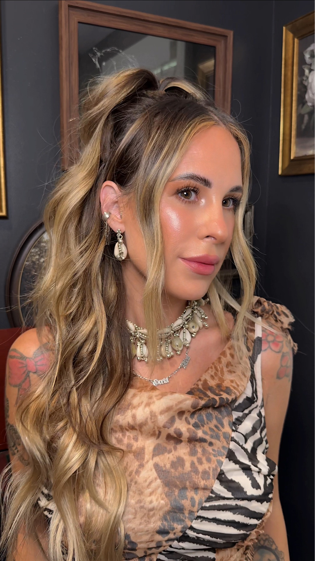 GRWM me for a bridal shower in 40 sec 🖤🐚🦓  @Natasha Denona

#LTKgrwm #LTKBeauty