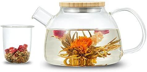Glass Teapot with Removable Infuser for Loose Tea  | Amazon (US)