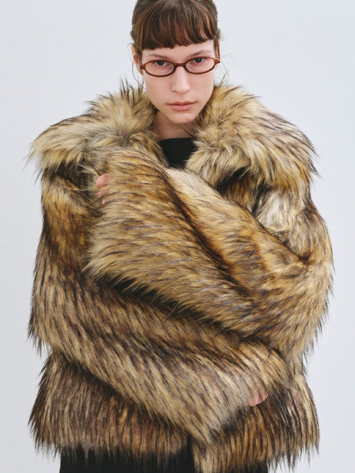 HARPER FAUX FUR JACKET | Musinsa Global