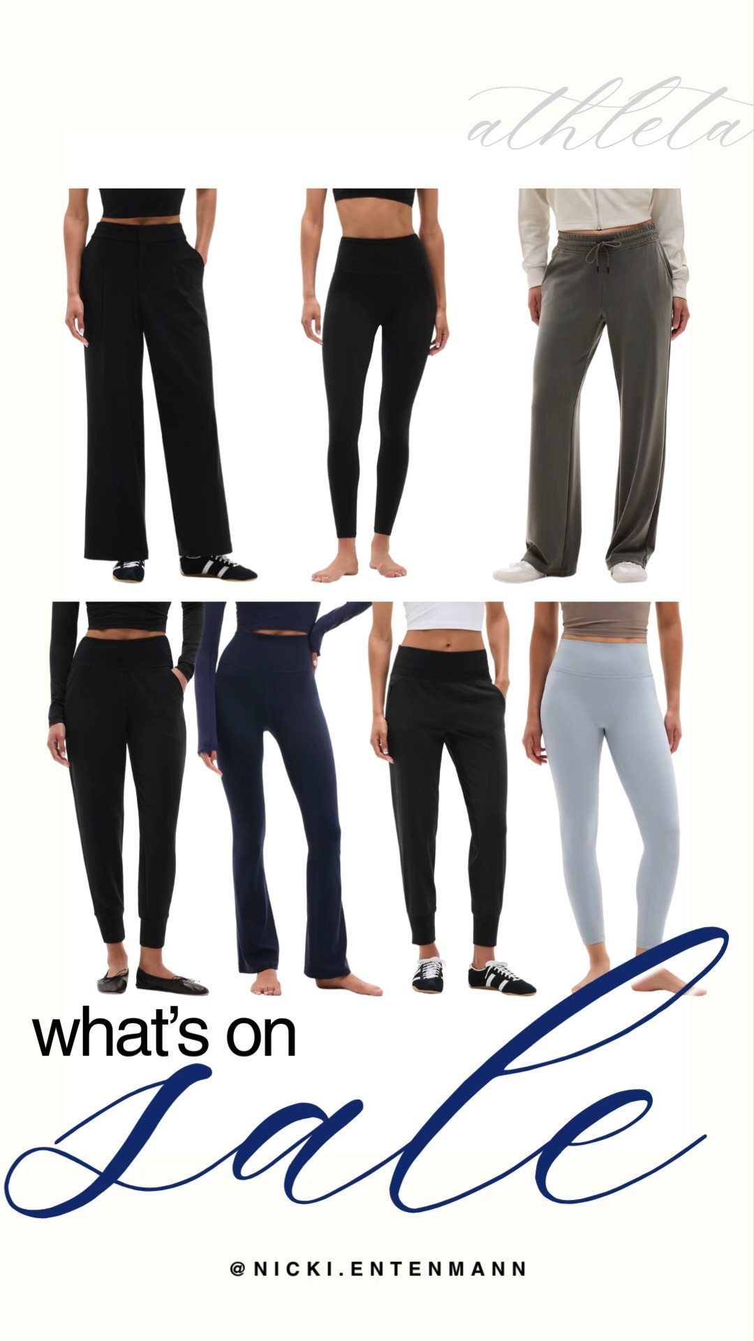 Explore top Athleta sale bottom picks that merge functional performance with everyday comfort. This edit features tailored wide-leg trousers, high-waisted performance leggings, flared tights, relaxed joggers, and soft lounge pants in black, slate navy, olive grey, and light blue. Upgrade your autumn athleisure wardrobe with these versatile, preppy-casual staples.

#athletastyle #athletasale #whatsonsale #activewear #athleisure #fallfitness #budgetfinds 

 #LTKfitnessgoals #LTKActive #LTKSaleAlert