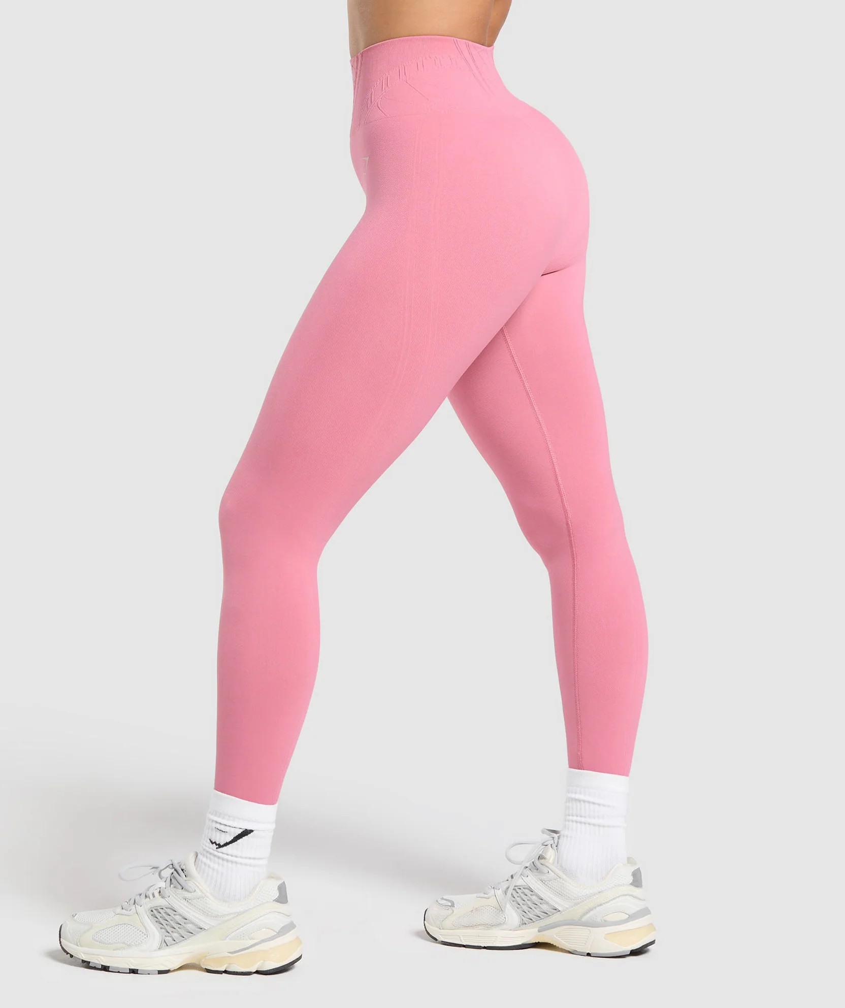 Gymshark Corset Seamless Leggings - Sunset Pink | Gymshark US