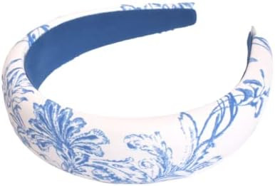 Bellefixe Padded Headband (Antique Blue Floral) | Amazon (US)