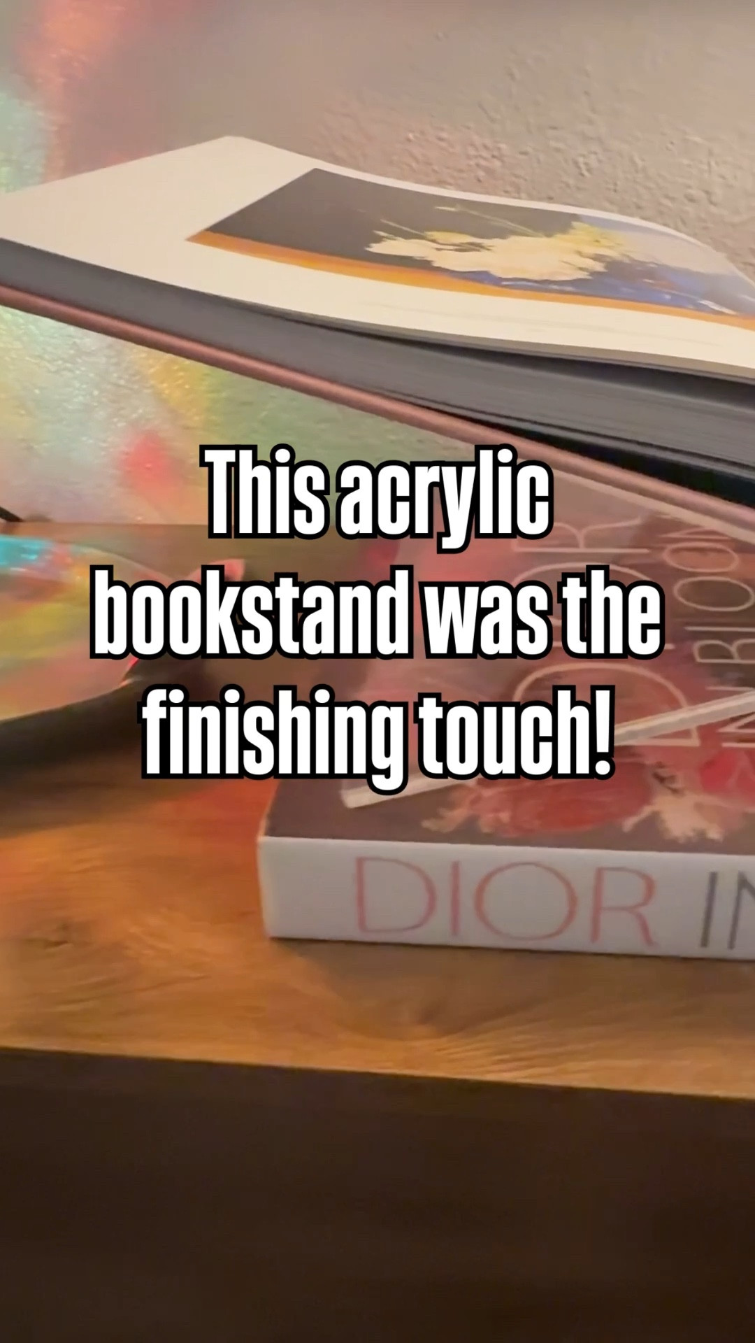 I have been working hard on finishing my hallway makeover. Something just felt off about it. I found this acrylic bookstand and I love how everything finally came together ♥️

#LTKvlog #LTKHome #LTKstorytime