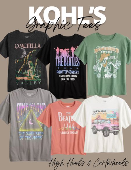 Lots of graphic tees on sale at Kohl’s today!! 