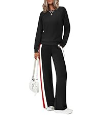 XIEERDUO Lounge Sets For Women 2025 Half Zip Sweatshirt And Wide Leg Sweatpant 2 Piece Outfits Sw... | Amazon (US)