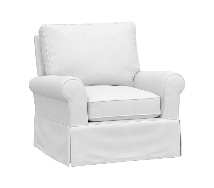 Comfort Slipcovered Swivel Glider | Pottery Barn Kids