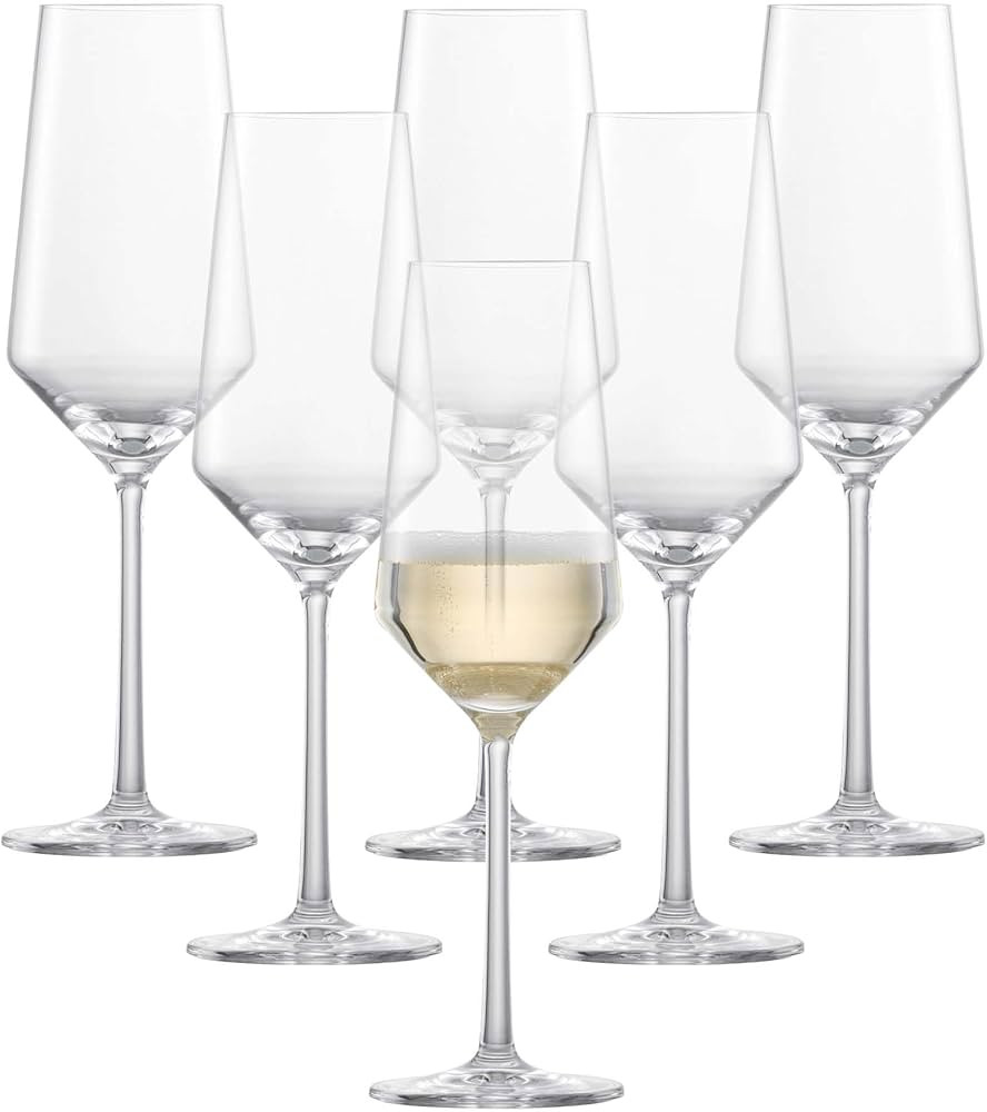 ZWIESEL GLAS Pure Champagne Glass (Set of 6), Champagne Flutes with Effervescent Point, Dishwashe... | Amazon (US)