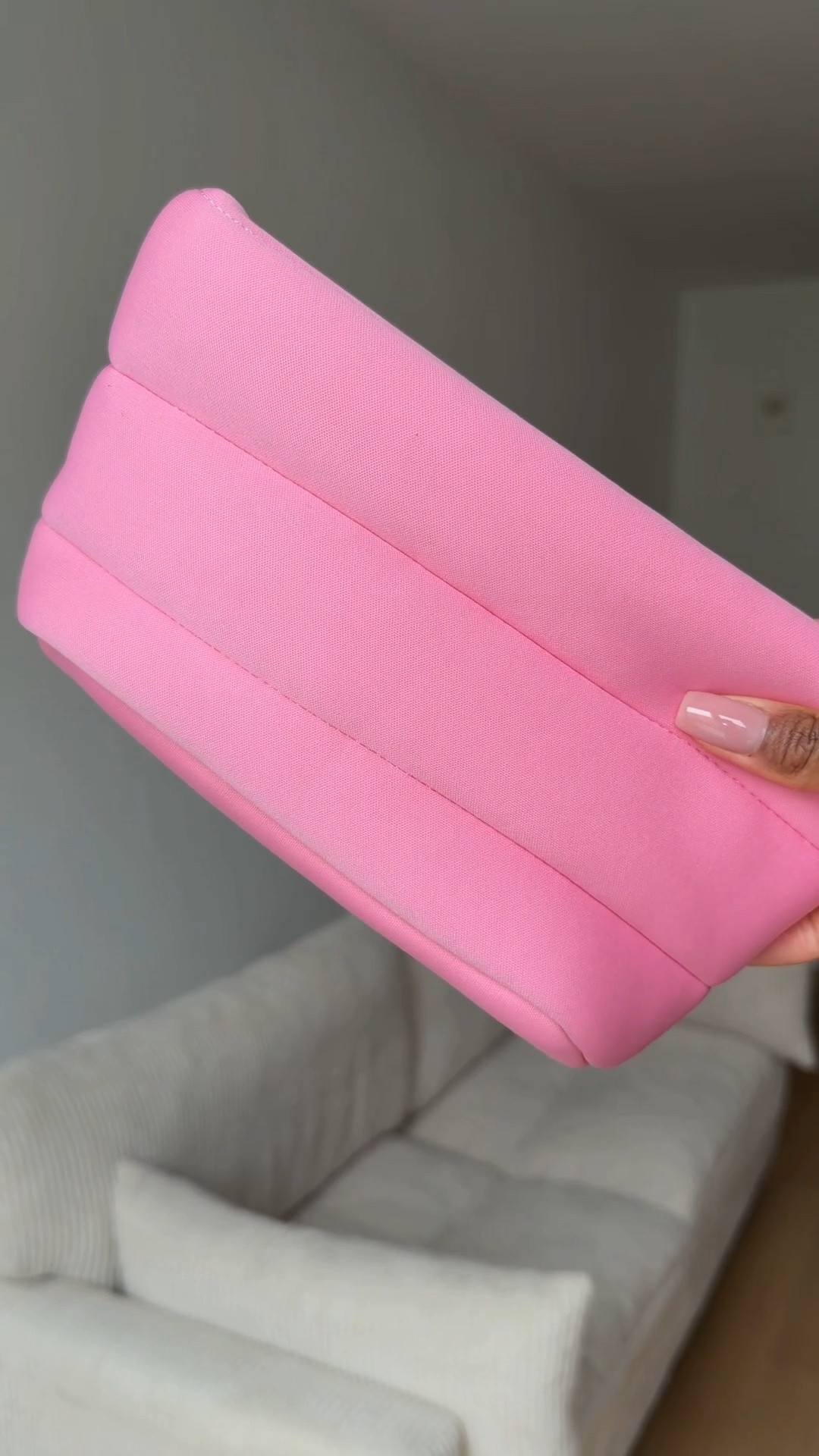 The perfect travel pouches for makeup, charging cables, mini cleaning supplies, etc. 

These are a “dupe” for the Rhode bubble bag but they actually hold so much more. 

Travel, beauty, lifestyle, summer vacation, makeup case, vanity bag, catch all pouch, neoprene pouch

#LTKBeauty #LTKselfcare #LTKTravel