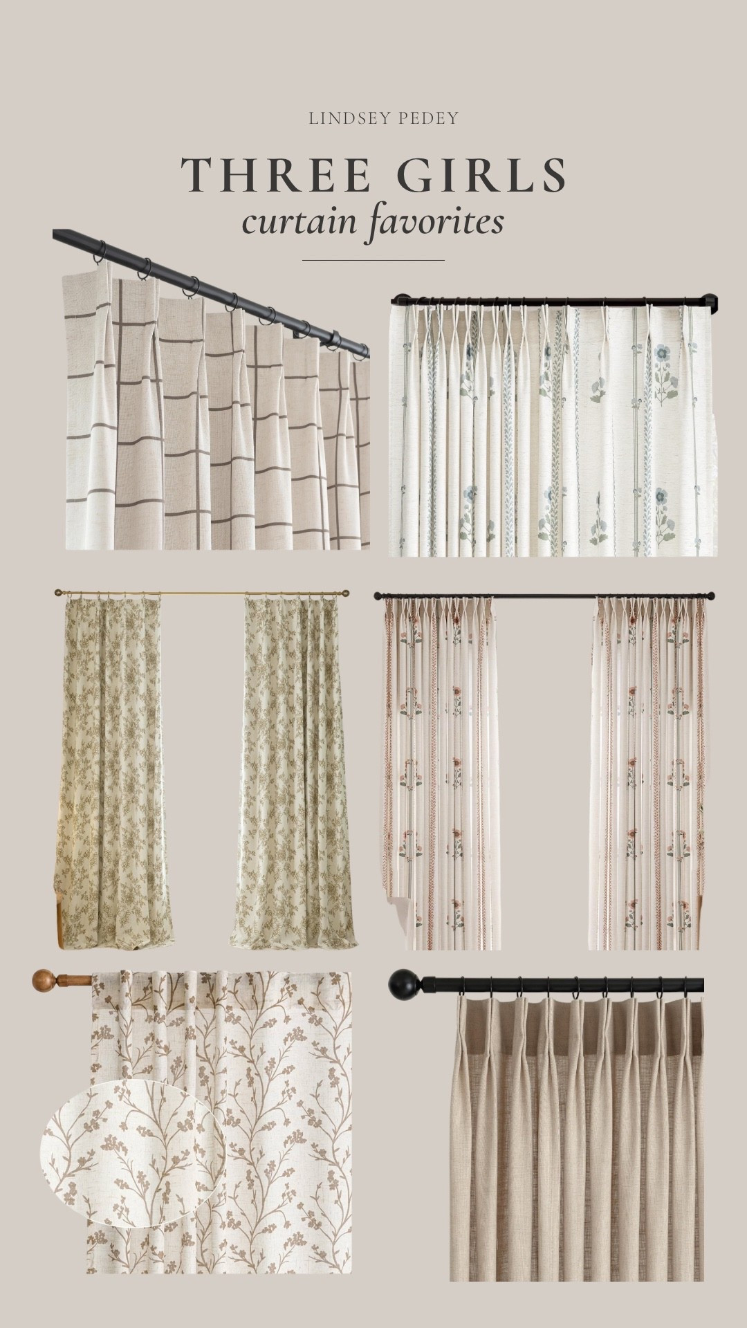 Three girls curtain favorites🤍

Curtains, window treatments, Amazon find, girls bedroom, floral curtains, girls bedroom decor, girls room ideas, plaid curtains, Amazon home

#LTKHome #LTKKids