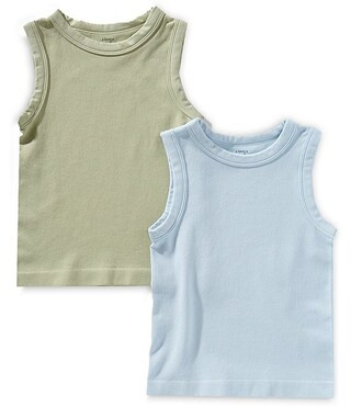 A Loves A Big Girls 7-16 Sleeveless 2-Pack Seamless Tank Tops | Dillard's | Dillard's