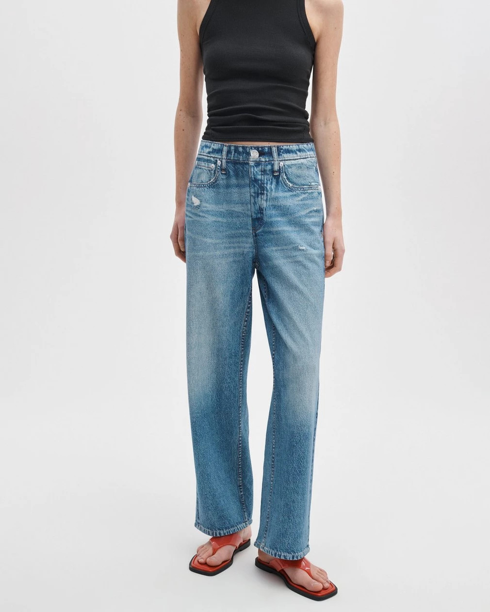 Buy rb Miramar Wide-Leg Ankle Pant for USD 198.00 | rag & bone | rag & bone