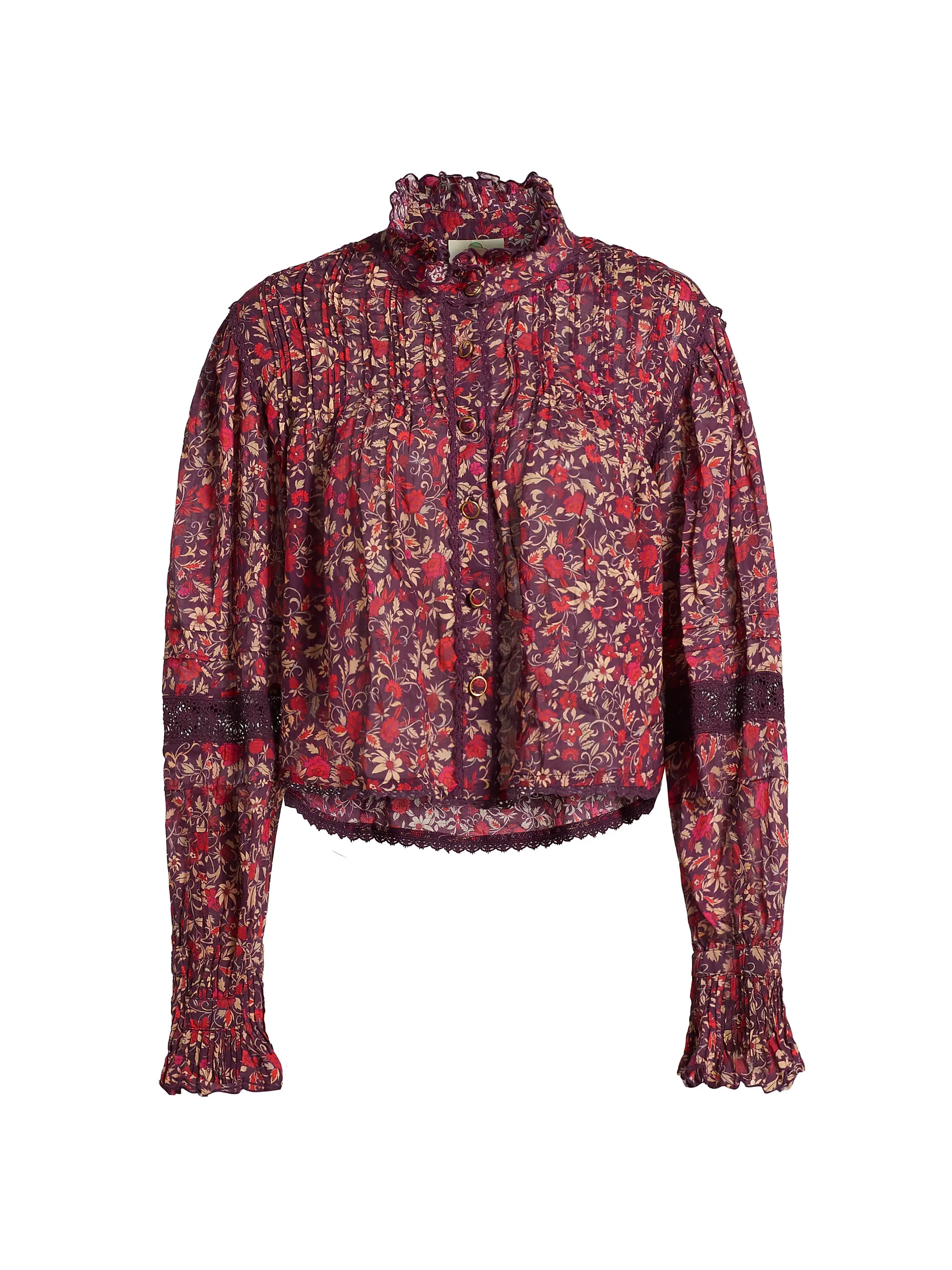 Chelsea Floral Cotton Blouse | Saks Fifth Avenue