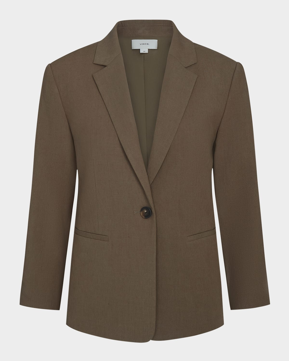 Shrunken Linen Blazer | Neiman Marcus