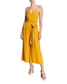 Estrada Wide-Leg Cropped Jumpsuit | Lastcall