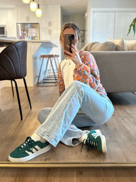 Loving these green sneakers! #adidas #dsw #canada